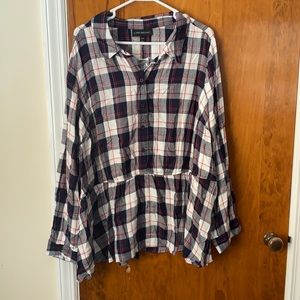 Lane Bryant Button-down Blouse, Size 26/28 or 4X